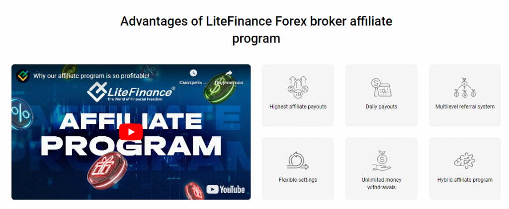 LiteFinance: affiliate program 2